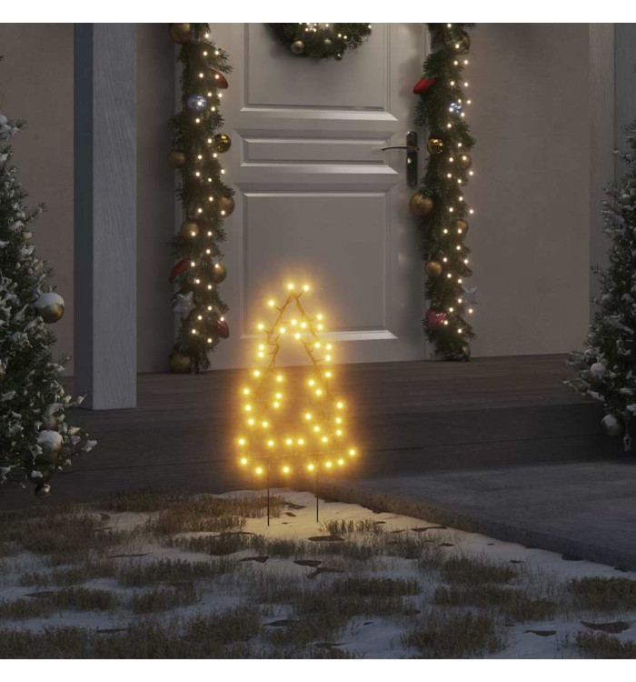 Décoration lumineuse arbre de Noël piquets 3 pcs 50 LED 30 cm | Mobilier & Déco