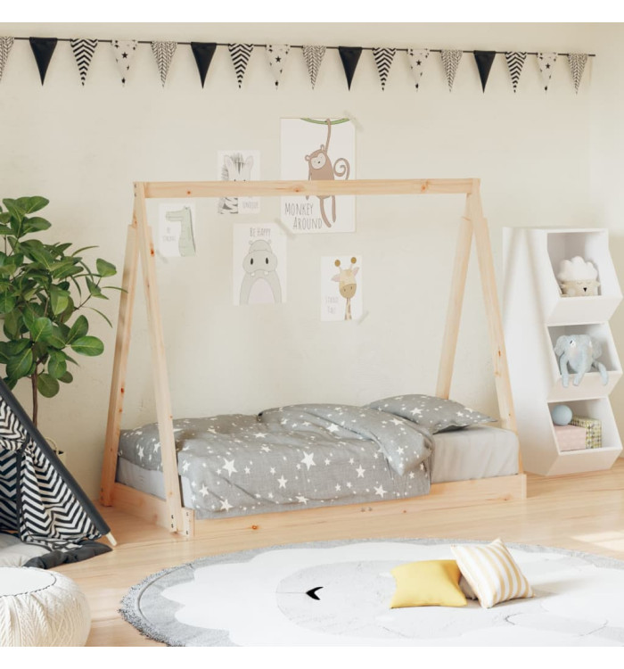 Cadre de lit pour enfant 70x140 cm bois de pin massif | Mobilier & Déco