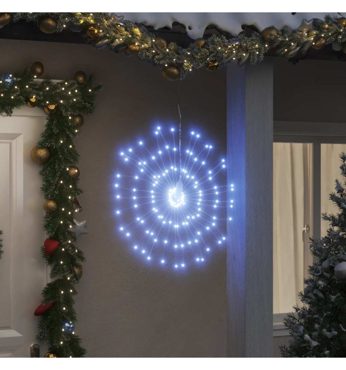 Étoile rayonnante de Noël 140 LED blanc froid 17 cm | Mobilier & Déco