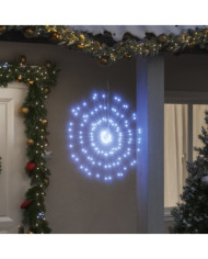Étoile rayonnante de Noël 140 LED 2 pcs blanc froid 17 cm | Mobilier & Déco