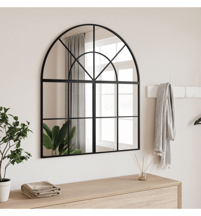 Miroir mural noir 80x40 cm arche fer | Mobilier & Déco