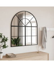 Miroir mural noir 80x40 cm arche fer | Mobilier & Déco