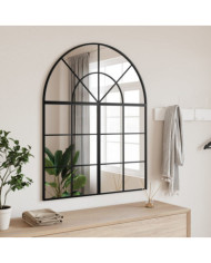 Miroir mural noir 80x100 cm arche fer | Mobilier & Déco