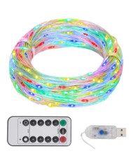 Guirlande LED avec 300 LED Multicolore 30 m | Mobilier & Déco