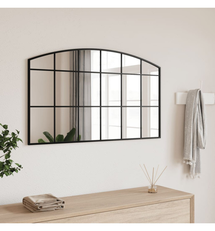 Miroir mural noir 100x60 cm arche fer | Mobilier & Déco
