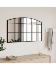Miroir mural noir 100x60 cm arche fer | Mobilier & Déco