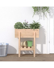 Jardinière 62x30x69 cm bois massif de pin | Mobilier & Déco