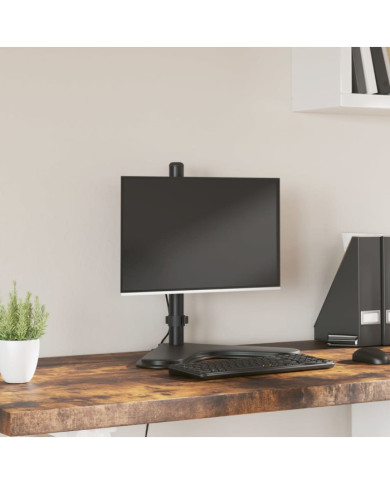 Support de moniteur noir acier VESA 75/100 mm | Mobilier & Déco