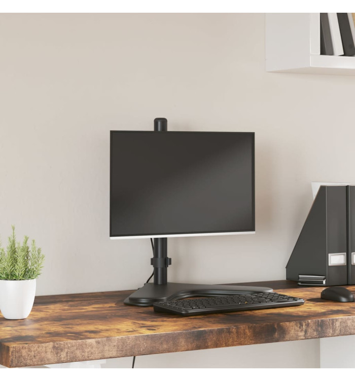 Support de moniteur noir acier VESA 75/100 mm | Mobilier & Déco