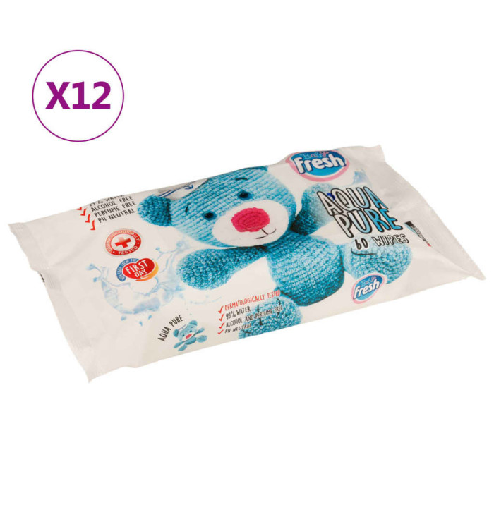 Lingettes pour bébé 12 paquets 720 lingettes | Mobilier & Déco