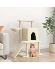 Arbre à chat avec griffoirs en sisal Crème 96,5 cm | Mobilier & Déco