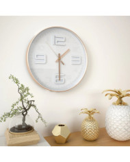 Horloge murale avec aspect de cuivre 30,5 cm | Mobilier & Déco