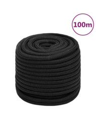 Corde de bateau Noir complet 18 mm 100 m Polypropylène | Mobilier & Déco