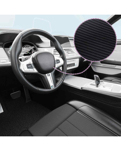 Films 3D de voiture 2 pcs Noir 100x150 cm+50x150 cm | Mobilier & Déco