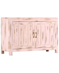 Buffet Rose clair 110x35x70 cm Bois de manguier massif | Mobilier & Déco