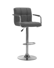 Tabouret de bar Gris clair Tissu | Mobilier & Déco