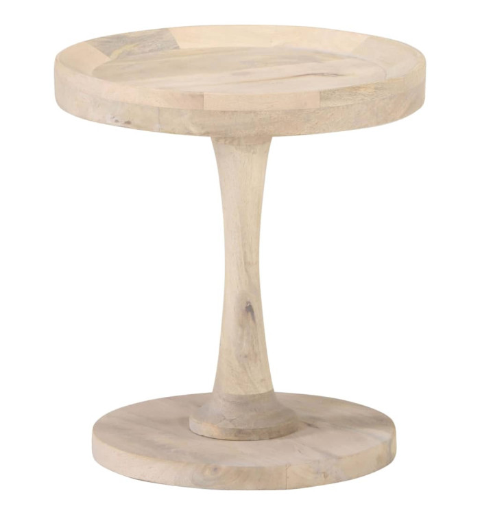 Table d'appoint Ø40x45 cm Bois de manguier massif | Mobilier & Déco