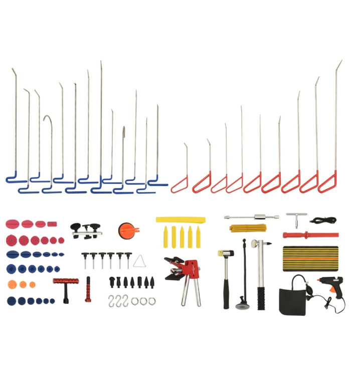 Kit d'outils de débosselage sans peinture 89 pcs | Mobilier & Déco