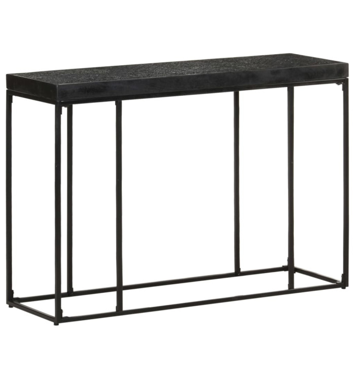 Table console Noir 110x35x76 cm Bois d'acacia et de manguier | Mobilier & Déco