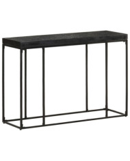 Table console Noir 110x35x76 cm Bois d'acacia et de manguier | Mobilier & Déco