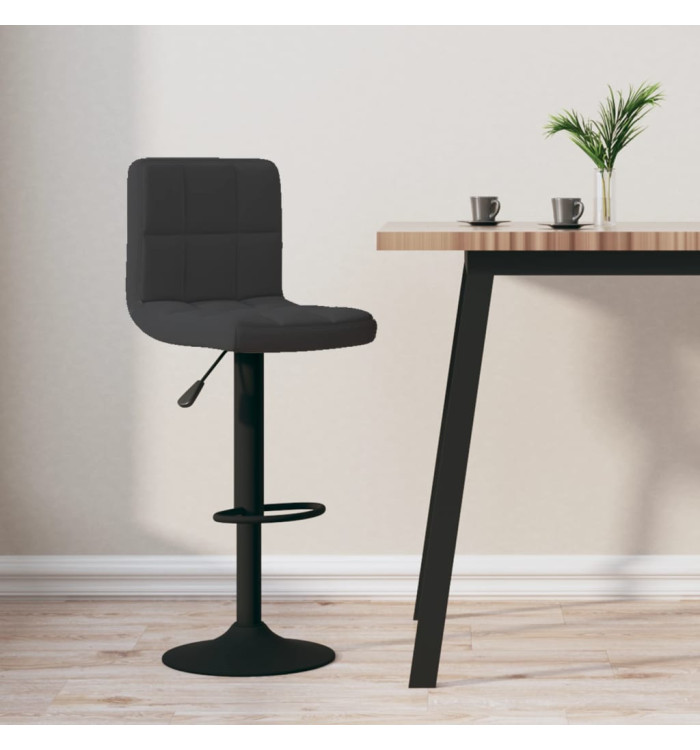 Tabouret de bar Noir Velours | Mobilier & Déco