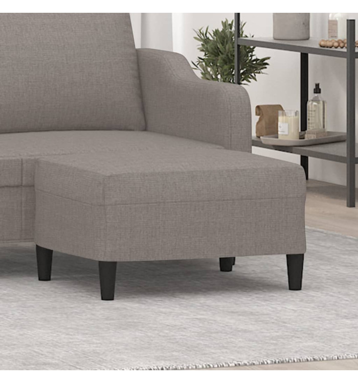 Repose-pied Taupe 70x55x41 cm Tissu | Mobilier & Déco