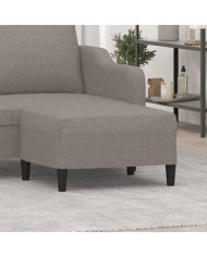 Repose-pied Taupe 70x55x41 cm Tissu | Mobilier & Déco