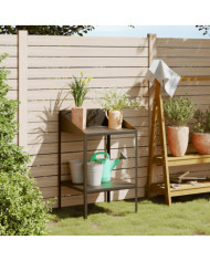 Support pour plantes anthracite 56,5x54,5x100cm acier galvanisé | Mobilier & Déco