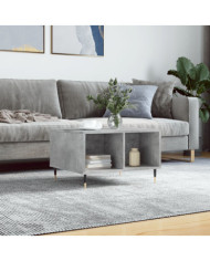 Table basse Gris béton 60x50x36,5 cm Bois d'ingénierie | Mobilier & Déco