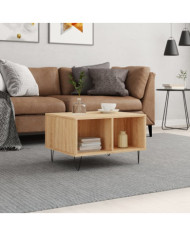 Table basse Chêne sonoma 60x50x36,5 cm Bois d'ingénierie | Mobilier & Déco