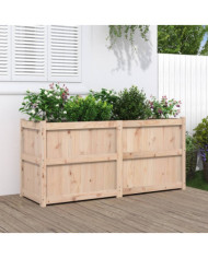Jardinière 150x50x70 cm bois de pin massif | Mobilier & Déco