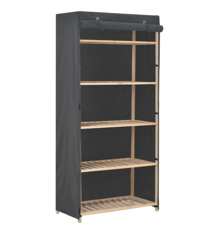 Garde-robe Gris 79 x 40 x 170 cm Tissu | Mobilier & Déco