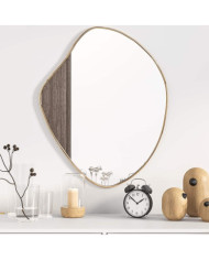 Miroir mural Doré 60x50 cm | Mobilier & Déco