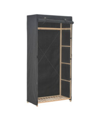 Garde-robe Gris 79 x 40 x 170 cm Tissu | Mobilier & Déco