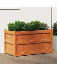 Jardinière cire marron 90x50x50 cm bois de pin massif | Mobilier & Déco