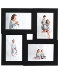 Collage de cadres photo pour photo de 4x (13x18 cm) Noir MDF | Mobilier & Déco