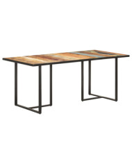 Table de salle à manger 180 cm Bois de récupération massif | Mobilier & Déco