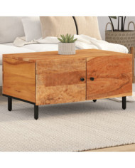 Table basse 80x50x40 cm bois massif d'acacia | Mobilier & Déco
