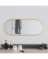 Miroir mural Doré 60x25 cm Ovale | Mobilier & Déco