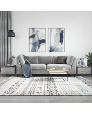 Tables basses 2 pcs sonoma gris 50x46x35 cm bois d'ingénierie | Mobilier & Déco