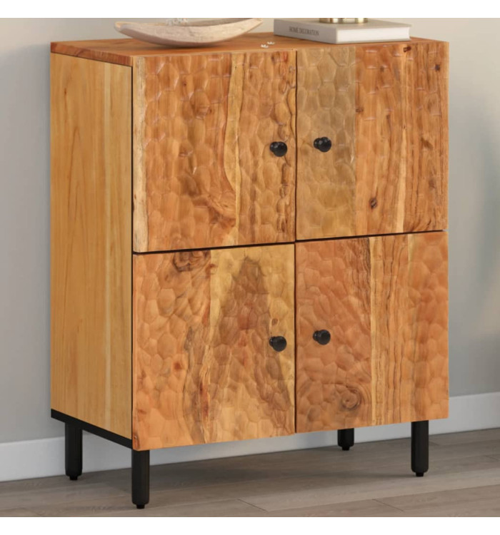 Armoire latérale 60x33x75 cm bois massif d'acacia | Mobilier & Déco