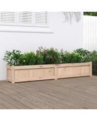 Jardinière 180x31x31 cm bois de pin massif | Mobilier & Déco