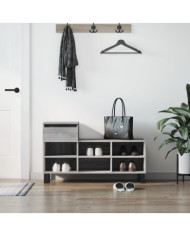Armoire à chaussures Sonoma gris 102x36x60 cm Bois d'ingénierie | Mobilier & Déco