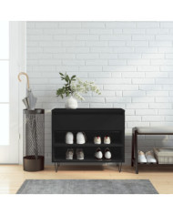 Armoire à chaussures Noir 70x36x60 cm Bois d'ingénierie | Mobilier & Déco