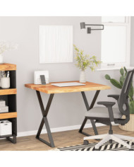 Dessus de table 100x80x2,5 cm rectangulaire bois massif acacia | Mobilier & Déco