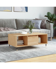 Table basse Chêne sonoma 90x50x36,5 cm Bois d'ingénierie | Mobilier & Déco