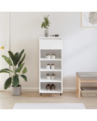 Armoire à chaussures Blanc brillant 40x36x105cm Bois ingénierie | Mobilier & Déco