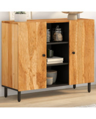 Armoire latérale 90x33x75 cm bois massif d'acacia | Mobilier & Déco