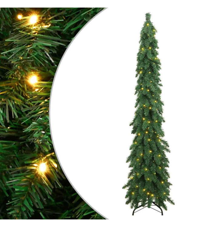 Arbre de Noël artificiel pré-éclairé avec 100 LED 180 cm | Mobilier & Déco