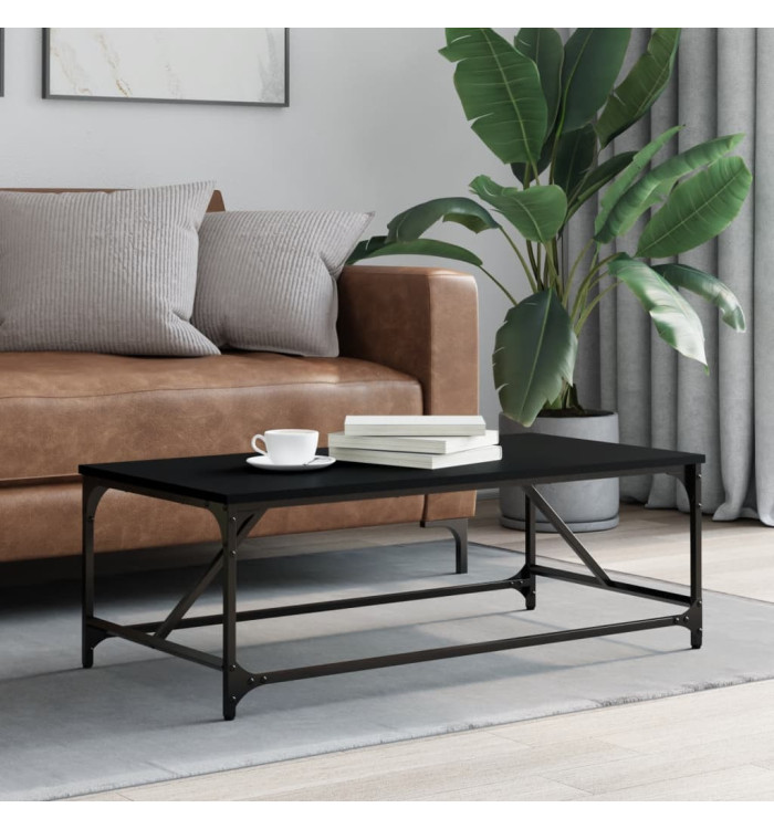 Table basse Noir 100x50x35 cm Bois d'ingénierie | Mobilier & Déco